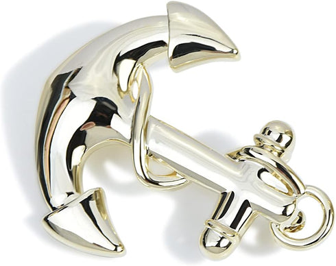 Vintage Nautical Sailboat Navy Rudder Anchor Brooch Pin Sailor Seaman Badge Jewelry Ship Wheel Pin...
