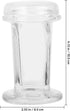 Terrarium Microscope Slides 5- Slide Coplin Staining Jar, Transparent Capacity Experiments Glass Lid Staining Tank Glass Staining Jar for Labs Lab...