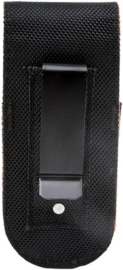 Klein Tools 5248 Tradesman Pro Knife Holder with Metal Clip and Magnetic Flap, Holster Made of 1680d Ballistic Weave Material...