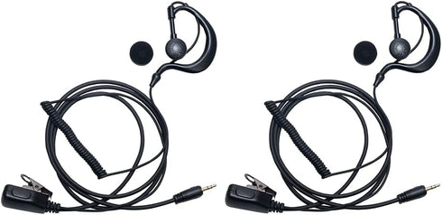 Walkie Talkie Headset with Mic PTT G Shape Headset Compatible with Cobra Microtalk PX650 Cxt195 Cx112 PX655 ACXT1035r ACXT145 ACXT545 RX385 RX685 ...
