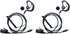 Walkie Talkie Headset with Mic PTT G Shape Headset Compatible with Cobra Microtalk PX650 Cxt195 Cx112 PX655 ACXT1035r ACXT145 ACXT545 RX385 RX685 ...