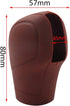 Universal Elastic Silicone Car Automatic Gear Shift Knob Cover Car Shifter Protector, Brown...