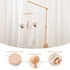 Baby Crib Mobile Arm,HBM Wooden Mobile Arm for Crib Mobile Hanger for Crib Baby Girl Nursery Decor...