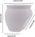 AnRui Ceramic Jar Aquarium Decorations Fish Tank Hideout Cave Cute Pot Aquarium Accessories Decor Ornaments for Cichlid, Small Fish, Shrimp to Pla...