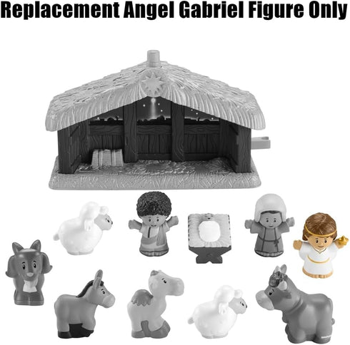 Replacement Part for Fisher-Price Little-People Christmas Nativity Playset - HPP89 ~ Replacement Angel Gabriel Figure...