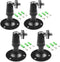4 in Pack Black CCTV Security Camera Wall Ceiling Bracket Mount,Camera Wall Mounting Bracket Outdoor/Indoor Use Security Bracket for Oculus Rift S...