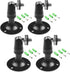 4 in Pack Black CCTV Security Camera Wall Ceiling Bracket Mount,Camera Wall Mounting Bracket Outdoor/Indoor Use Security Bracket for Oculus Rift S...