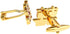 Chinese Character Wedding "XI" Marry Groom Gift Gold Cufflinks...