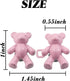 RONYOUNG 18 Pairs 1.65” Bear Pants Button Tightener, Waist Adjuster for Pants - Bear Pants Clip - No Sew Jean Buttons Pins for Women Skirt Dress C...