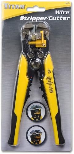 Titan 11475 Self Adjusting Wire Stripper, One Size, Factory...
