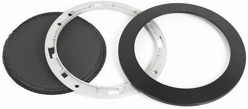 2 Pack 4 Inch Speaker Grill Cover Black SubWoofer Round Circle Mesh Woofer Grille Covers Guard Protector for Car Home Audio Speakers Theater (Invi...