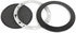 2 Pack 4 Inch Speaker Grill Cover Black SubWoofer Round Circle Mesh Woofer Grille Covers Guard Protector for Car Home Audio Speakers Theater (Invi...