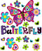 Xiyuekissu Diamond Art Kits for Adults, 5D Diamond Art Butterfly Text Art DIY Round Full Diamond Mosaic Set Crafts Colorful Butterfly with Heart 1...