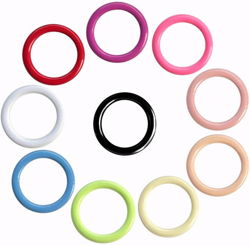 Colorful Ring Stitch Markers (5mm 100pcs) (5MM-100pcs)...
