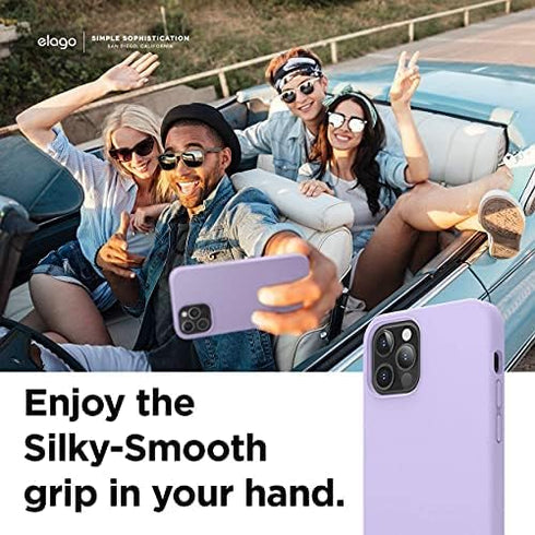elago Compatible with iPhone 12 Case and Compatible with iPhone 12 Pro Case, Liquid Silicone Case, Full Body Protective Cover, Shockproof, Anti-Sc...