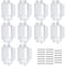 10 PCS BE1-2 Electrical Outlet Box Extenders with 20PCS Screws, 1-Gang Box Extender Single Gang Box Extender Electric Box Extender 1 Gang Power Ou...