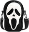 1 Pcs Ghost Face Shoulder Bag Lovely Ghost Face Purse Goth Purses And Handbags for Men And Women?Black, White?...