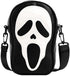 1 Pcs Ghost Face Shoulder Bag Lovely Ghost Face Purse Goth Purses And Handbags for Men And Women?Black, White?...