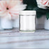 4 oz / 120 ml Clear Thick Glass Straight Sided with White Smooth Lid (12 pack) + Small Glass Balm Jar...