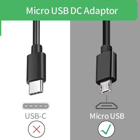 Security-01 5V 2A Power Supply with Plug Micro USB for Security Camera IPC...