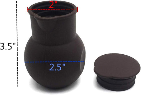 3 Pcs Silicone Chocolate Melting Pot, Butter Sauce Milk Microwave Baking Pouring Tool...