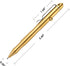 SMOOTHERPRO Solid Brass Bolt Action Pen Refillable Retractable Heavy Duty for Tremor Parkinson Arthritic Business Office Signature Writing EDC Gif...