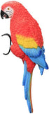 Resin Parrot Flower Pot Hugger Decorations,Parrot Animal Sculpture Hanging Realistic Parrot Garden Ornament for Patio Yard Balcony Lawn Figurine T...