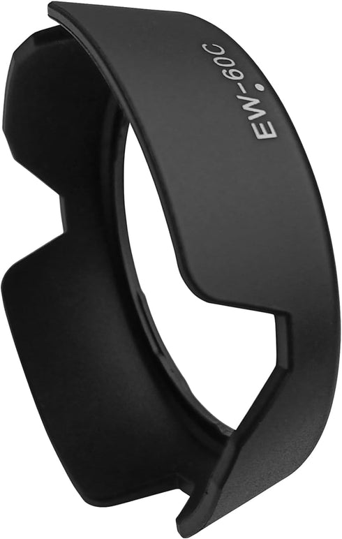 EW-60C Lens Hood for Canon EF-S 18-55mm f/3.5-5.6/ IS/IS II(Not for is STM),Lens,EF 28-90mm f/4-5.6 III,EF 28-80mm f/3.5-5.6 IV USM,58mm Digital T...