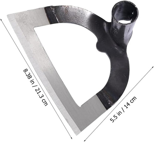 GANAZONO Scythe Tool Hoe Tool Agricultural Hoes Weeding Rake Heavy Duty Garden Cultivator Field Cotton Hoe Tool (Hoe) Hand Tools...