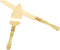 TANG SONG Simple Design Wedding Cake Knife and Serving Set for Parties Weddings Birthdays Anniversaries (Golden)...