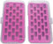 HONEYSEW Set of 2 Bobbin Box Organizers Sewing Machine bobbins Holder Contain 28 bobbins Storage Case...