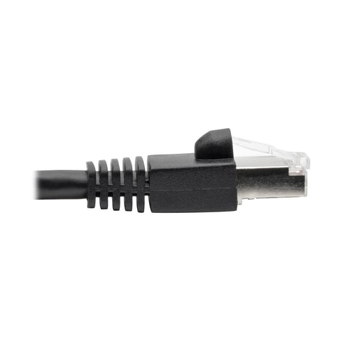 Tripp Lite Cat6a Snagless Shielded STP Patch Cable 10G-Certified, PoE, Black M/M 1ft 1' (N262-001-BK)...
