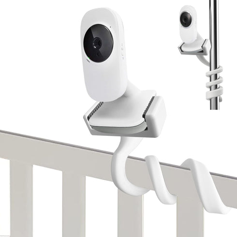 Universal Baby Monitor Mount Holder for Vtech VM3252 VM819, Hello Baby HB30 HB35, and Most 5.3 to 8.1cm Wide Baby Monitors Camera Shelf for Crib C...
