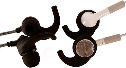 BudLoks Earphone Sport Grips for in-Ear and Ear Canal Earbuds, Black......