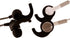 BudLoks Earphone Sport Grips for in-Ear and Ear Canal Earbuds, Black......