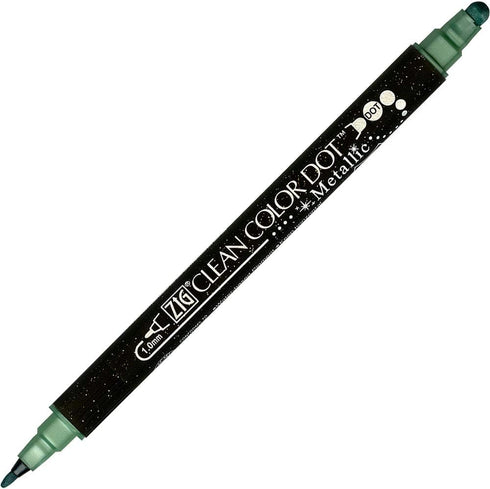 Kuretake TC-8100/6V ZIG Clean Color Dot Metallic 6 Colors...