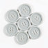 60pcs Gray Buttons Sewing Plastic Resin 1inch Buttons for crafts Flatback Large Grey Buttons 4 Holes DIY Craft Sewing Buttons (Gray 25mm/1inch)...