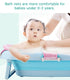 Baby Bath Support Seat Net for Newborn Infant Non-slip Shower Mesh for Bathtub Adjustable Comfortable Bath Seat Bath Sling Tub Support Baby Soft B...