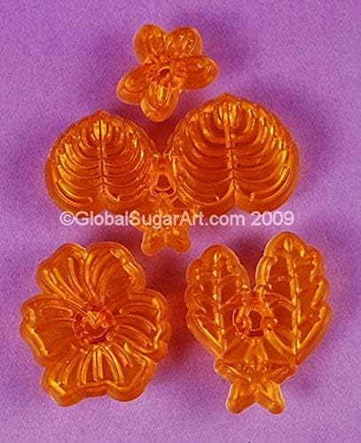 JEM Pansy & Violet Fondant Cutters, for Cake Decorating, Set of 4...