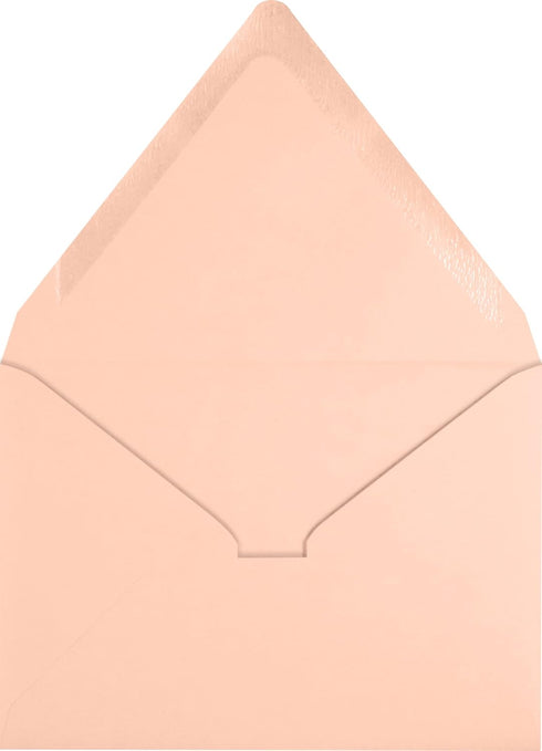 LUXPaper 4Bar A1 Contour Flap Invitation Envelopes | 3 5/8" x 5 1/8" | Blush Pink | 80lb. Text | 50 Qty...
