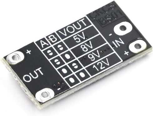 Mini DC-DC Boost Module | Adjustable Voltage Regulator | 3.7V to 12V | 5V/8V/9V/12V Output | Lithium Battery Boost 5PCS...