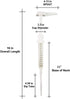 Syrup Pump fits Standard Gallon jug, Lock Down Pump Delivers 1oz/30ml of Liquid with Each Pump Stroke, Fits only Standard 1-1/2 inch (38 mm) Neck ...