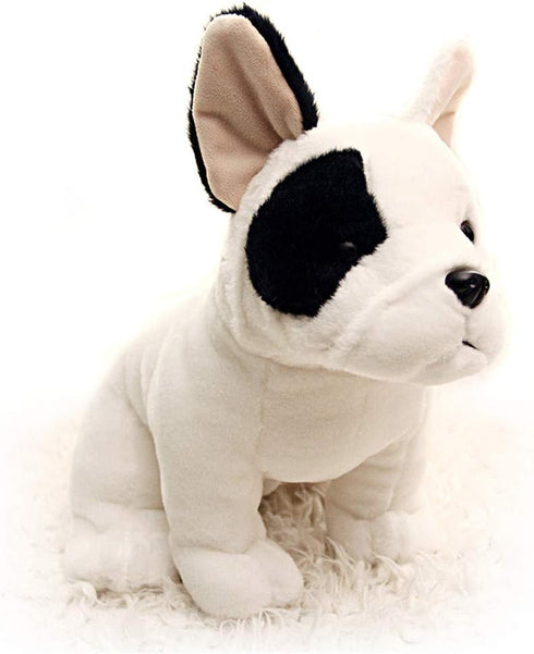 New French Bulldog Plush Toy Sitting Pose Mascot Dog Stuffed Doll for Kids Gift 10" Gift for Kids...