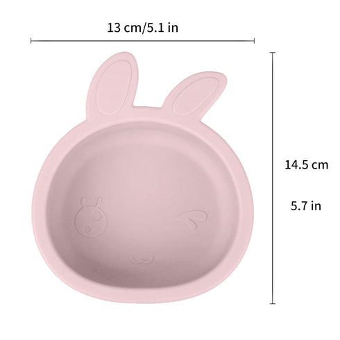Baby Led Weaning Supplies, Silicone Baby Feeding Set, Suction Plate and Bowl, Self Feeding Spoons, First Stage Food Set, Baby feeding Dishes, Infa...