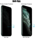 (3+3) For iPhone 11 Pro Max (6.5") (3 Pack) Anti Spy Private Tempered Glass Film Privacy Screen Protector and (3 Pack) Camera Lens Protector [Not ...
