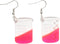 Funny Beaker Dangle Earrings - Acrylic Measuring Cup Potion Bottle Charms Drop Earrings for Halloween Mad Scientist Costume Jewelry...