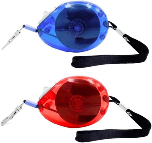 2PCS Retractable Dog Leashes, Portable Pet Walking Leashes 360° Dog Training Leads with Tape & Hook for Small Pet Dog Cat Rabbit (2.5m/8.2Ft)...