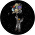 Astronaut With Balloons That Are Planets - Spaceman Galaxy PopSockets Adhesive PopGrip...