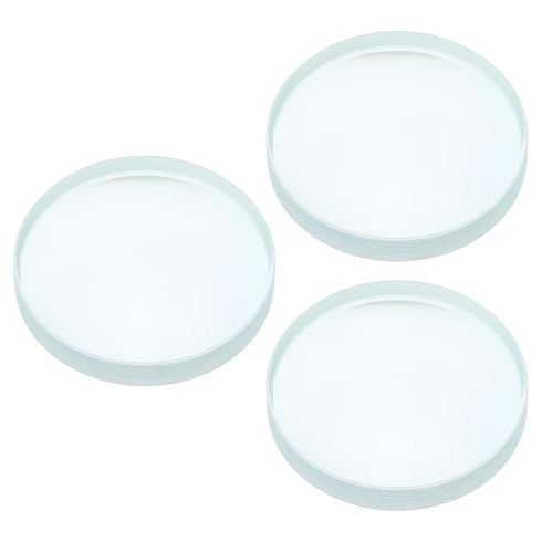 PATIKIL 4" (100mm) Focal Length Double Concave Lens, 3 Pack 50mm Diameter 8mm Height Glass Optically Polished Round Edges Lens for Physics Experim...