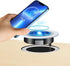 Wireless Charger with Desk Grommet with 60mm Hole Saw Drill Bit, JE Make IT Simple 15W Max Power Wireless Charging Pad Station, for iPhone, Samsun...